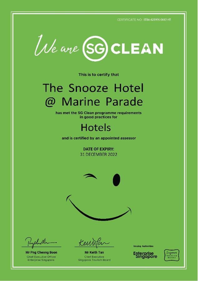 The Snooze Hotel Marine Parade Singapore Buitenkant foto